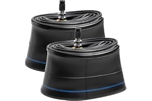 PAOWIN 2PCS Chambres à air 2.25/2.50-17 (70/100-17) Haute Performance en Chambres à air pour Dirt Bike 2,25-17 2,50-17 compatibles 17 Pouces Mini-Pit-Bike Motos Tout-Terrain Pneu Avant-arrière| TR4 Valve