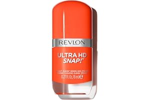 Revlon Ultra HD Snap Nail Polish, Long Lasting Vegan Formula, Quick Drying and One-Coat Full Coverage Colour (8 ml) Hot Stuff (007) Unisex