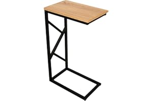 ‎BONVIVO bonVIVO® Designer-Couchtisch Giorgio, Beistelltisch in moderner Holz-Optik schwarzem Stahlgestell