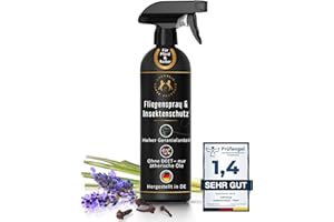 CHEVALIS Fliegenspray & Insektenschutz Pferd 500ml, Für Pferd und Reiter, Sofortiger Schutz gegen Bremsen, Fliegen, Kriebelmücken, Zecken, Alt bewährtes Rezept mit ätherischen Ölen und Geraniol