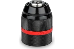 CYTGOUPER Metall Schnellspannbohrfutter, Chuck, 1/2-20UNF Schnellspann Bohrfutter, 2~13mm Schlüsselloses Selbstspannendes Bohrfutter Adapter für viele Arten von Bohrern