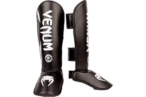 Venum, Challenger Enfant Protège-tibias, Mixte Enfant, L, Noir/Noir