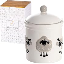 Lot De 3 Boîtes à Biscuits En Métal Hermétiques - Motif Mouton | Stockage Gâteaux Et Bonbons