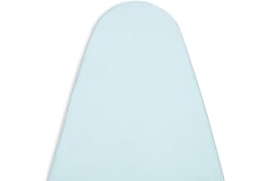 Encasa Homes Funda para Tabla de Planchar de con Almohadilla de Fieltro Gruesa de 4 mm - Azul Hielo - Algodón, elástico, (Se Ajusta a Las tablas estándar de Medium de 112 x 34 cm)