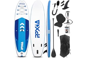 ‎PPXIA SUP Board, Aufblasbares Stand Up Paddling Board Set Breites Stabiles Design 320×84×15cm/335x84x15cm bis 200KG mit Komplettes Zubehör, Stand Up Paddle Board Surfbrett Surfboard für Kinder & Erwachsene
