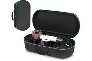 XINGFUDAO Étui de transport rigide pour sèche-cheveux Dyson hd16/hd15 Supersonic (étui uniquement), Noir , M, Moderne ou contemporain