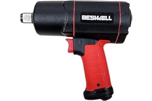 Beswell-BW-134K-Visseuse pneumatique à chocs - couple de desserrage maxi 2298 Nm, carré 19 mm (3/4 pouce) - visseuse pneumatique à faibles vibrations pour le serrage et le desserrage de vis'.