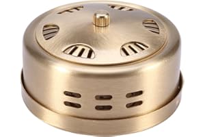 SEMME Caja Moxa de cobre, con purificador Paquete Moxibustión Tanque para el dolor de espalda, rigidez muscular, tendinitis, artritis, mejorar el digestivo