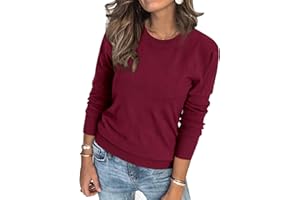 Arach&Cloz Womens Jumpers UK Short Long Sleeve Crew Neck Ladies Knitted Tops Autumn Winter Casual Dressy Sweater