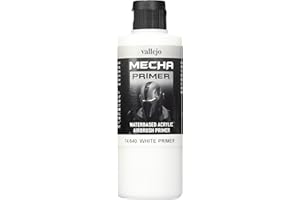 Vallejo Mecha Color Peinture Acrylique Blanche pour Aérographe - Haute Résistance aux Chocs et à la Manipulation - Série Mecha Color