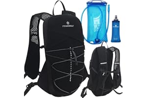 TTIAISHLE Running Hydration Vest Backpack,Lightweight Water Backpack with 2L Water Bladder and 250ml Soft Flask for Hiking Trail Running Cycling Race Marathon for Women Men