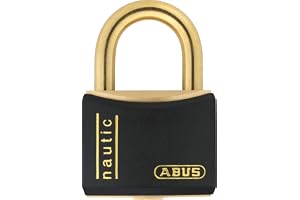 Abus – T84MB/40 40 mm svart nautic rostfritt hänglås – ABUT84MB40