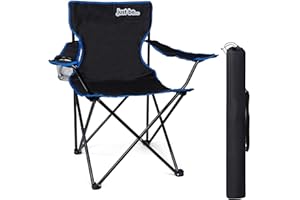 just be... Sedia Pieghevole Campeggio Portatile - Sedie Da Esterno Leggera - Sedia Comoda Adatta Per Giardino Spiaggia Pesca Camping E Concerto - Sedie Richiudibili Con Porta Bottiglie E Braccioli