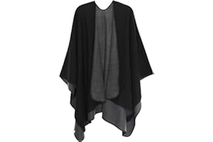 DiaryLook Ladies Printed Double-Sided Oversized Cape Cardigan for Women