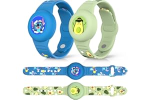 Kompatibel mit AirTag Kinderarmband, MOWYEOK Cute Kids Air Tag verstellbares Armband, Versteckter wasserdichter Air Tag Halter für Kinder, Geeignet für die AirTag Armband Schutzhülle