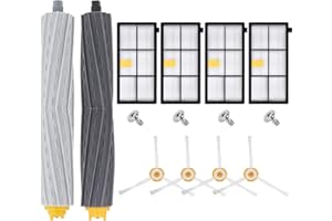 LEADAYBETTER Kit Pièces Accessoires De Rémplacement pour iRobot Roomba 800 900 Series 860 865 866 870 871 875 876 880 886 896 960 966 971 976 980 981 Brosses de Rechange Filtre Accessoires pour Aspirateur Roomba