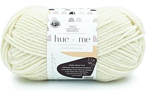 Lion Brand Yarn Company Two of Wands: Hue + Me Yarn, Salt