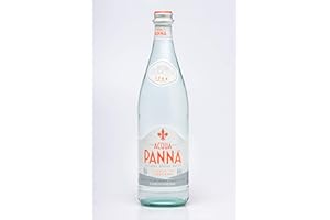 Acqua Panna Natürliches Quellwasser, 750 ml Glas, 12 Flaschen