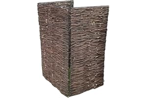 Selections Single Willow Wheelie Bin Screen Bin Hideaway Garden Driveway Tidy