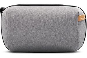 PGYTECH Pouch Tech Sac de Rangement pour appareils électroniques de Voyage pour Insta360 X5, câble, Chargeur, Banque d'alimentation, Carte SD et Autres Accessoires électroniques, Gris