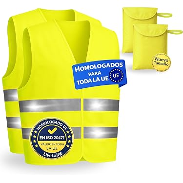 Jurcicat 5 Pièces Gilet Jaune Voiture Gilet Reflechissant Gilet Jurcicat 5 Pièces Gilet Jaune Voiture Gilet Reflechissant Gilet