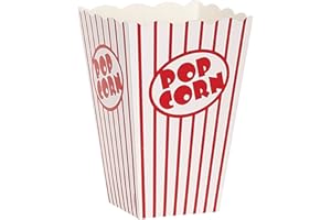 UNIQUE UK Unique Party 59022 - pudełka na popcorn, 10 sztuk