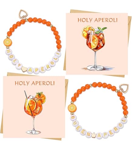 ARTGUTS Aperol Filz Untersetzer - 10 Stück Set Mit Sprüchen - Cocktail Deko Für Partys