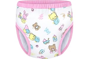 LittleForBig Mjuka silkeslena underkläder Bekväma och tvättbara återanvändbara träningsbyxor för vuxna - Full Print Baby Cuti