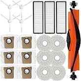 Xiaomi X20+ / X20 Plus / X10+ / X10 Plus Robot Vakum i&ccedil;in Aksesuar Seti, 1 Ana Fır&ccedil;a, 3 Filtre, 4 Yan Fır&ccedil;a, 6 Paspas Pedi, 6