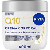 NIVEA Q10 Firming + Rejuvenating Cream for Specific Areas (400ml), Body Cream with Hyaluronic Acid and Shea Butter, 72h Moist