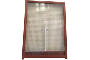 Ricambi per lucernari - Cupola/Vetro e telaio retinato/Vetro e telaio temperato - Luxtig cm 45x60 (Ricambio Telaio e vetro retinato - Rosso Mattone)