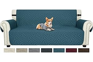 Ystyle Copridivano 3 Posti Con Braccioli, Copridivano Antigraffio Gatto, Copri Divano Universale, Copridivani Mobili Protector, Sofa Cover Per Cani, Copri Divani Elegant, Verde