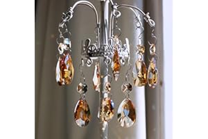 ‎GOLDENHAITAI GOLDENHAITAI 12 Stück hängende Glaskristalle Prisma für Fenster, Kronleuchter Dekoration, Regenbogenmacher Sonnenfänger