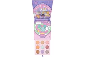 essence Polly Pocket eyeshadow palette, Lidschatten, Nr. 01, Mehrfarbig, 9 Farben, schimmernd, farbintensiv, matt, vegan, ohne Mikroplastikpartikel, Nanopartikel frei, ohne Parfüm, 1er Pack (7.4g)