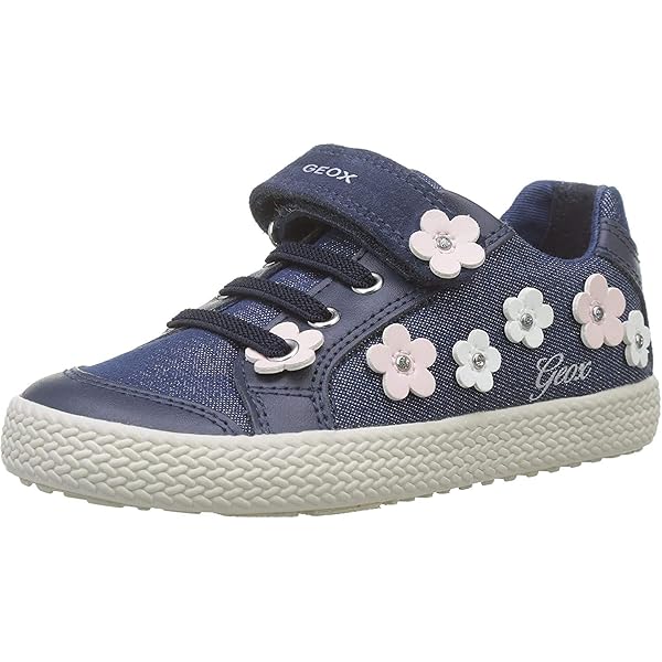 Geox Baby-Mädchen Sneakers Kilwi Girl B - Bequem, Atmungsaktiv, Mit Klettverschluss