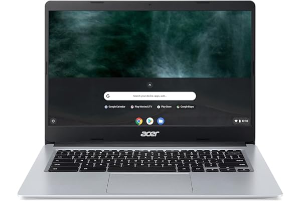 Acer Chromebook 314 CB314-1HT-P2DF Ordinateur Portable Tactile 14'' FHD IPS, PC Portable (Intel Pentium Silver N5030, RAM 8Go, 64Go eMMC, Intel UHD Graphics 605, Chrome OS) Clavier AZERTY, Laptop Gris