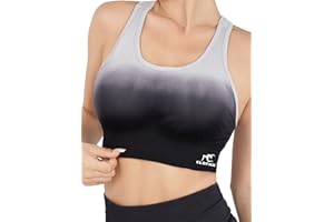 CLDFHX Brassiere Sport Femme Fitness sans Armature avec Coussin Amovible Soutien-Gorge Sport Grand Maintien sans Couture