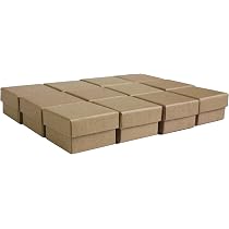 Emartbuy 24er-Set Schmuck-Schachteln – 8x5,5x2,7 Cm, Bunte Kartonboxen Mit Schleife, Für Ringe & Kleines Geschenk