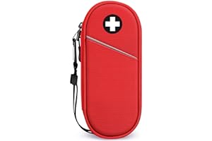 SITHON Epipen Borsa da Trasporto Isolata, Portatile Medicinali di Emergenza Custodia da Viaggio per Bambini e Adulti, per 2 EpiPens, Asthma Inhaler, Anti-Histamine, Auvi-Q, Allergy Medicine Essentials