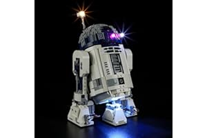 GEAMENT Set di Luci LED Compatibile Con LEGO 75379 R2-D2 (2024) (Modello di mattoncini non incluso)