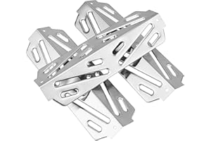 Denmay 66040 - Deflettore di calore per Weber Genesis II serie 300, Genesis II E-310, II E-315, II E-330, in acciaio inox Weber Genesis II, confezione da 3