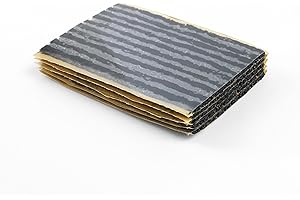 ZERINT TS-135D50 Kit Strumento Recupero Rapido Auto,Riparazione Pneumatici Tubeless,Riparazione di Emergenza Foratura Striscia di Pneumatici per Auto, Moto(3.5× 100mm Marrone 50 Strisce)