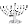Zion Judaica Ltd Stylish Elegant Menorah Elegant Candle Minorah for Hanukkah Uses Standard Chanukah Candles