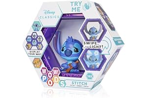 Wow! PODS Pods Disney Figuren Lilo und Stitch - Stitch | Offizielle Disney Classic Stitch Figur Leuchtende Wackelfigur zum Sammeln