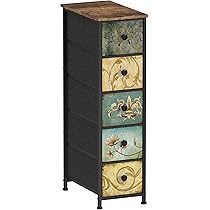 Cassettiera 9 Cassetti Van Gogh | Comò Stretto Per Camera, Ufficio Con Motivo Artistico - Foto 8