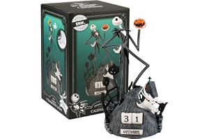 Grupo Erik Perpetual Calendar - Disney The Nightmare Before Christmas Gifts | Desk Calendar, Home Office Desk Accessories, Home Decor Accessories