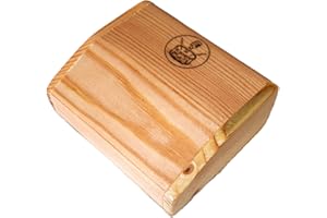 BUZZARDS FIELD Rhyth-Mic M4a compact pinewood percussion stompbox Microphonic. (Natural wood)