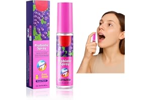 HOUSN Mundspray Gegen Mundgeruch,Mundspray,Gegen Mundgeruch Und Karies,Traube Mundspray,FüR Nachhaltig Frischen Atem-Wie Mundwasser Zum Mitnehmen(20ml)
