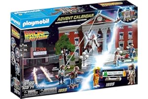 PLAYMOBIL Calendario De Adviento Back To The Future Juguete, Sin género, Multicolor, (70574)