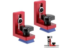 DBREAKS 2 Tipo 30 Limitador de Carpintería, Tope de Riel de Inglete Tipo 30, Limitador De Riel En T De Aluminio, para Riel en Forma de T Estándar